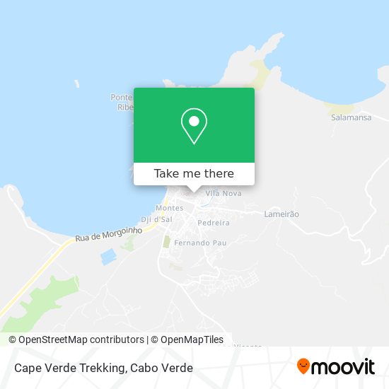 Cape Verde Trekking mapa