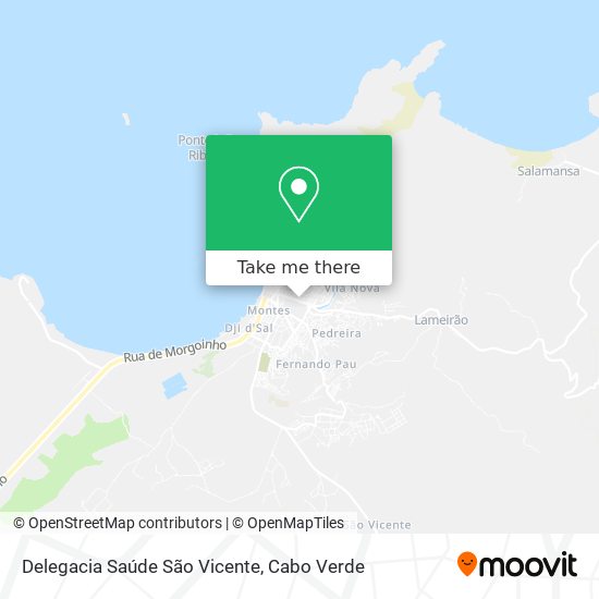 Delegacia Saúde São Vicente mapa