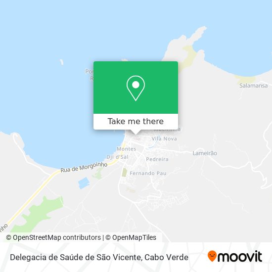 Delegacia de Saúde de São Vicente mapa