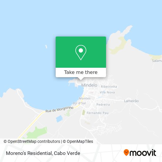 Moreno's Residential map