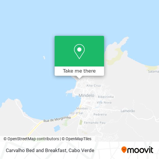 Carvalho Bed and Breakfast mapa