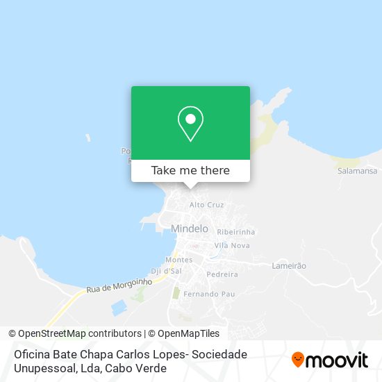 Oficina Bate Chapa Carlos Lopes- Sociedade Unupessoal, Lda mapa