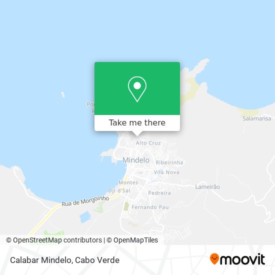 Calabar Mindelo map