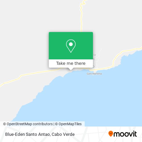 Blue-Eden Santo Antao map