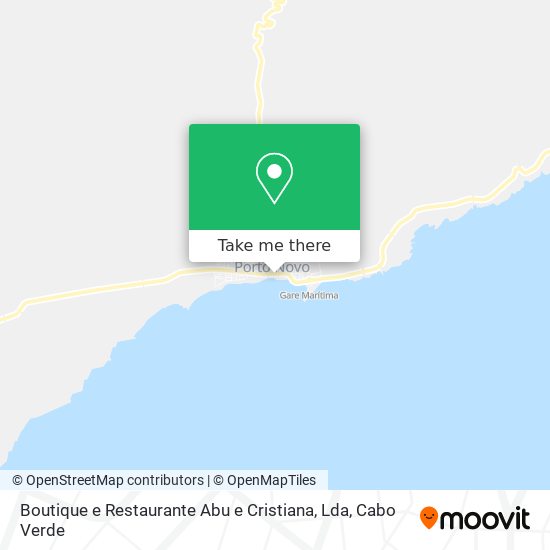 Boutique e Restaurante Abu e Cristiana, Lda mapa
