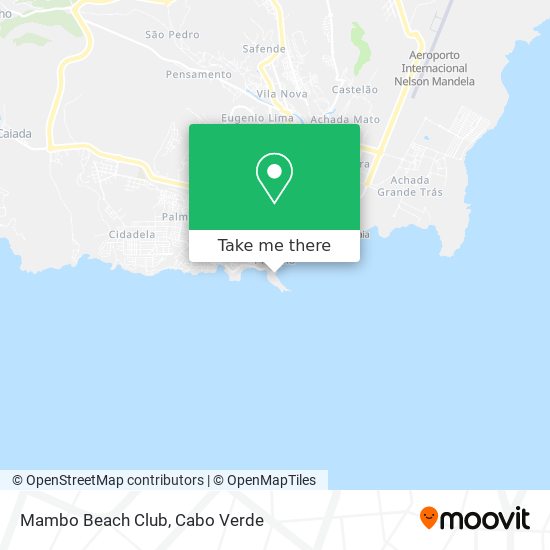 Mambo Beach Club map
