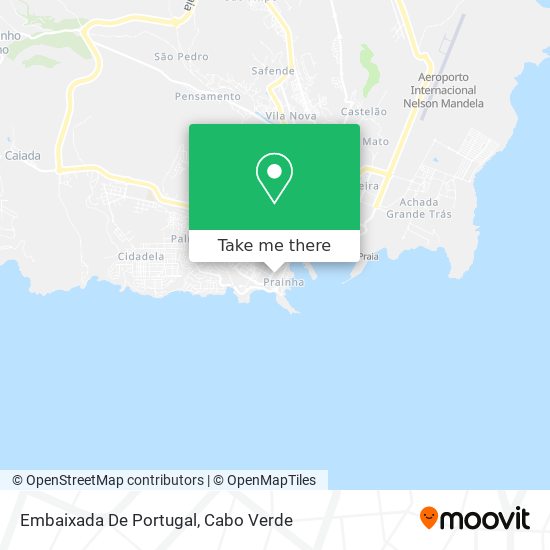 Embaixada De Portugal map