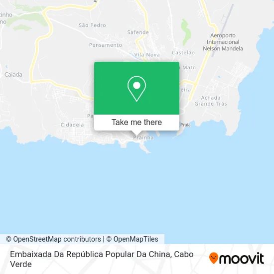 Embaixada Da República Popular Da China map