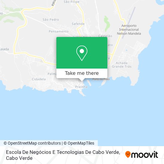 Escola De Negócios E Tecnologias De Cabo Verde mapa