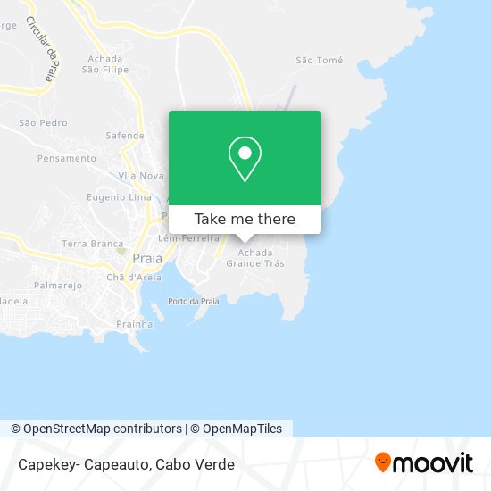 Capekey- Capeauto map