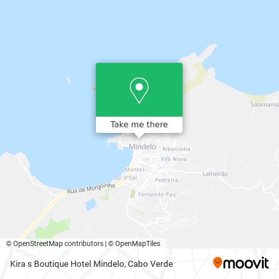 Kira s Boutique Hotel Mindelo mapa