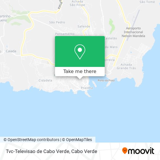 Tvc-Televisao de Cabo Verde mapa