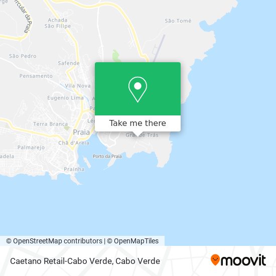Caetano Retail-Cabo Verde map