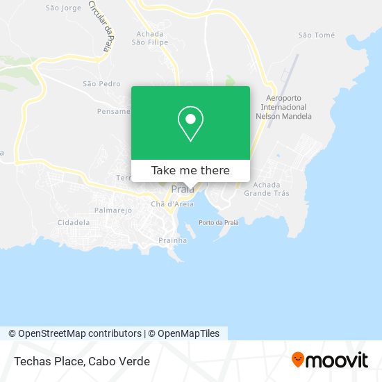 Techas Place map