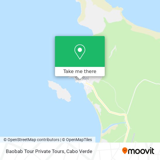 Baobab Tour Private Tours map