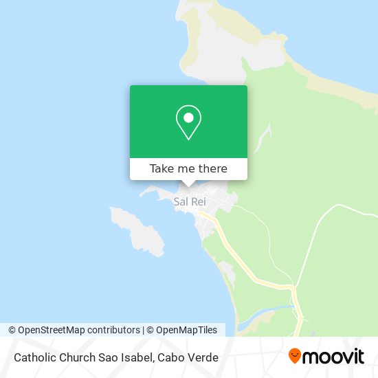 Catholic Church Sao Isabel mapa