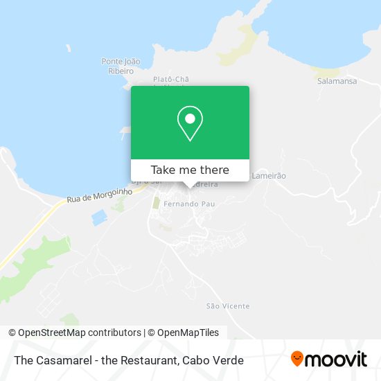 The Casamarel - the Restaurant map