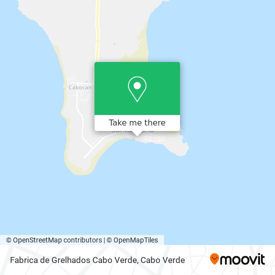 Fabrica de Grelhados Cabo Verde mapa