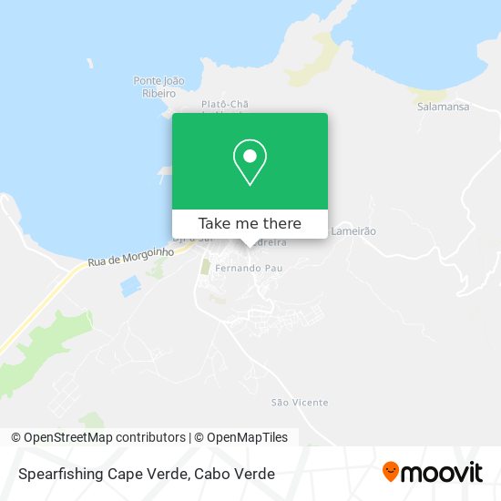 Spearfishing Cape Verde map
