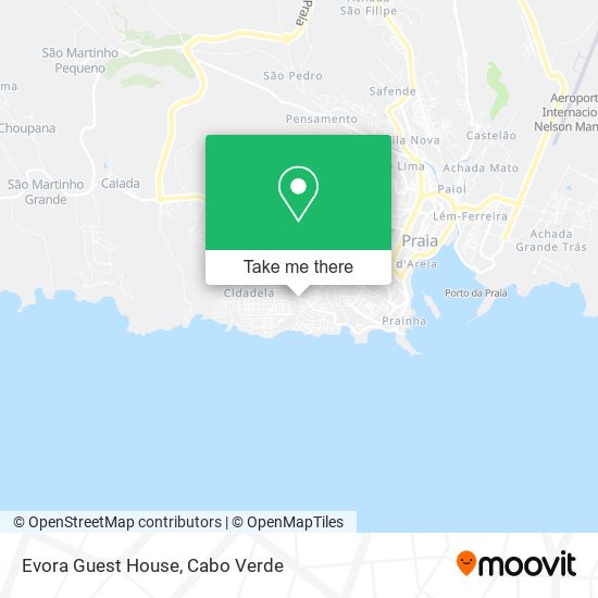 Evora Guest House mapa