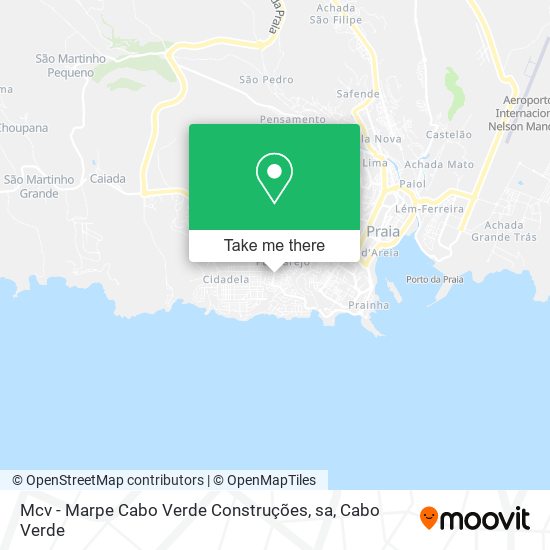Mcv - Marpe Cabo Verde Construções, sa mapa