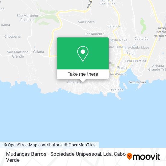 Mudanças Barros - Sociedade Unipessoal, Lda map