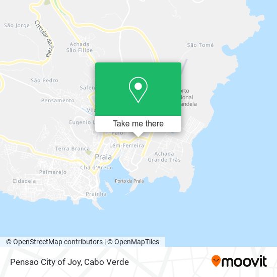 Pensao City of Joy mapa