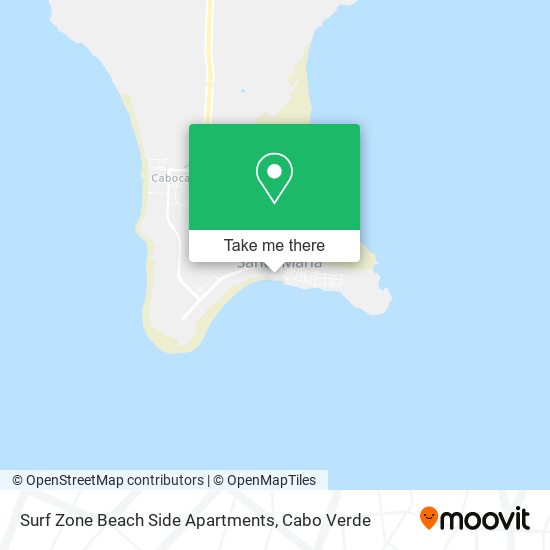 Surf Zone Beach Side Apartments mapa