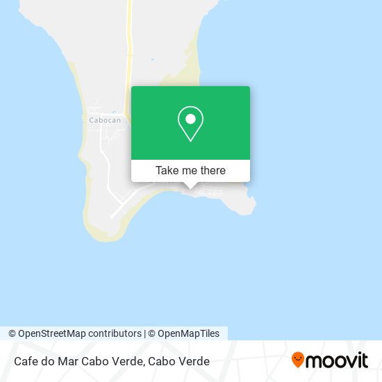 Cafe do Mar Cabo Verde map