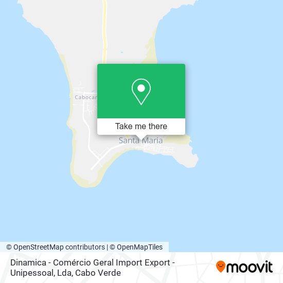 Dinamica - Comércio Geral Import Export - Unipessoal, Lda mapa
