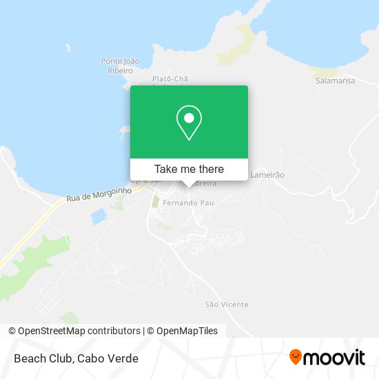 Beach Club map
