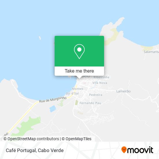 Café Portugal map