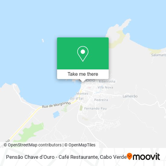 Pensão Chave d'Ouro - Café Restaurante mapa