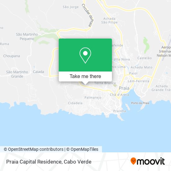 Praia Capital Residence mapa