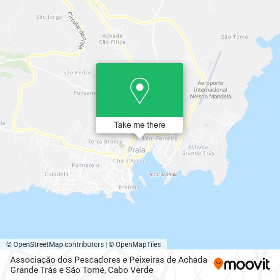 Associação dos Pescadores e Peixeiras de Achada Grande Trás e São Tomé map