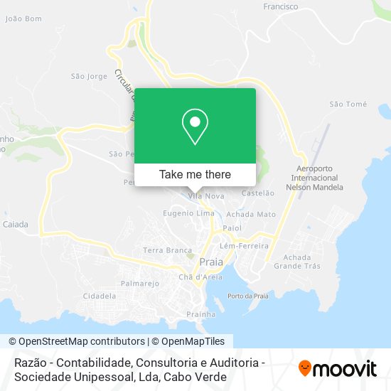 Razão - Contabilidade, Consultoria e Auditoria - Sociedade Unipessoal, Lda mapa