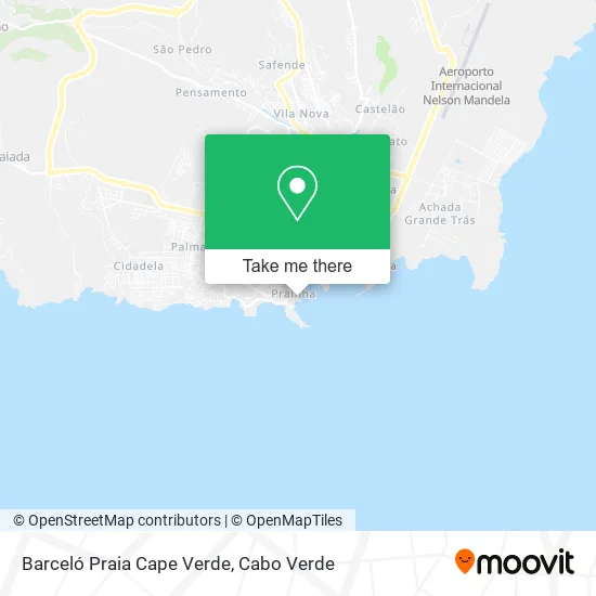 Barceló Praia Cape Verde map