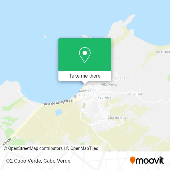 O2 Cabo Verde map