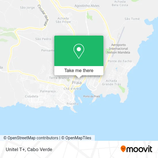 Unitel T+ map