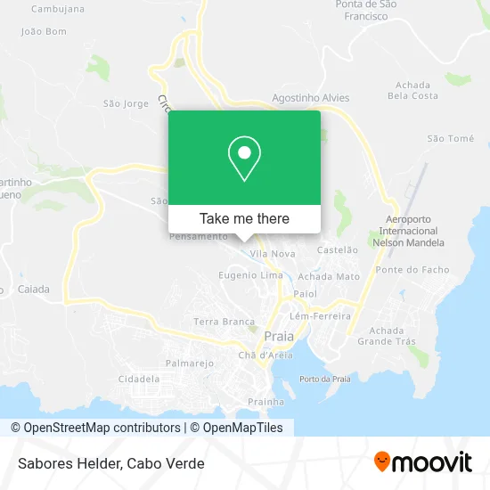 Sabores Helder map