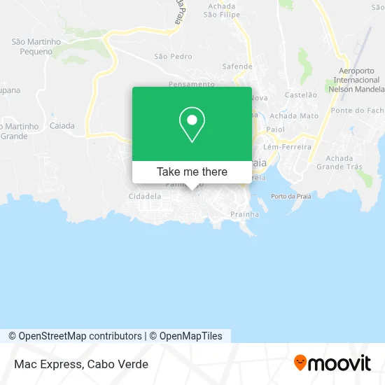 Mac Express map