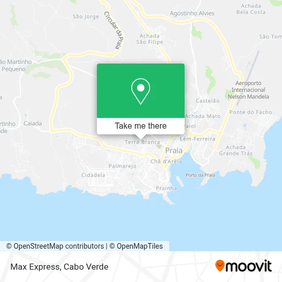 Max Express map