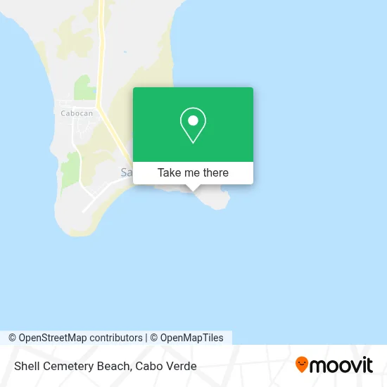 Shell Cemetery Beach map