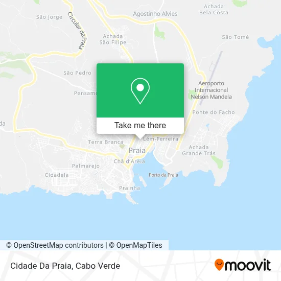Cidade Da Praia map