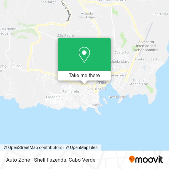 Auto Zone - Shell Fazenda map