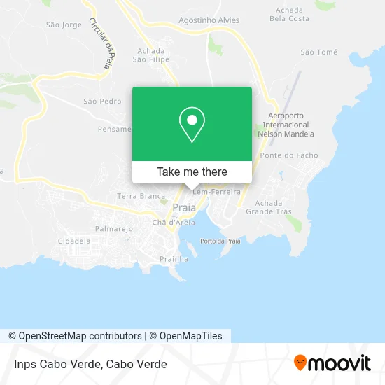 Inps Cabo Verde map