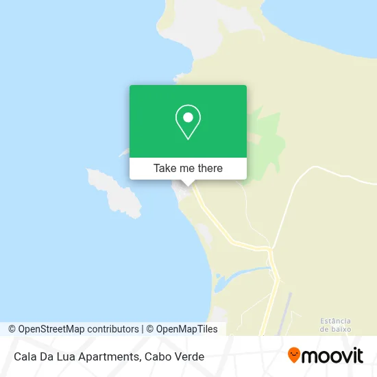 Cala Da Lua Apartments map