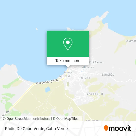 Rádio De Cabo Verde map
