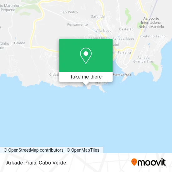 Arkade Praia map