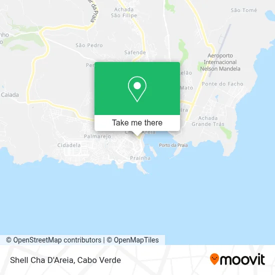 Shell Cha D'Areia map